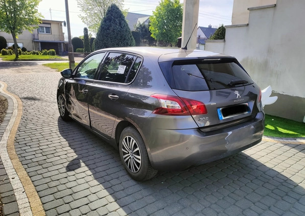 Peugeot 308 cena 17900 przebieg: 171896, rok produkcji 2016 z Szamocin małe 37